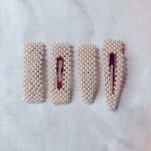 PEARL HAIR BARRETTE BUNDLE!!